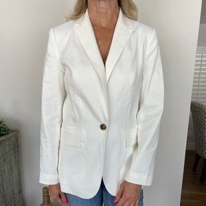 Frame linen blazer